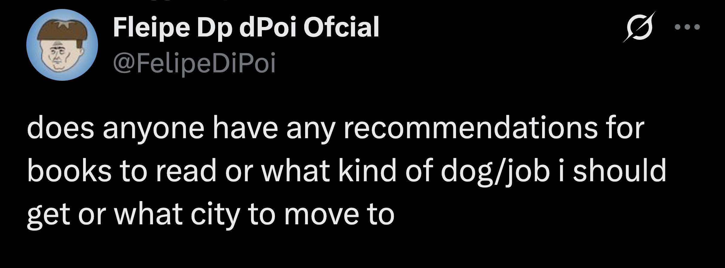 Life advice from reply guys